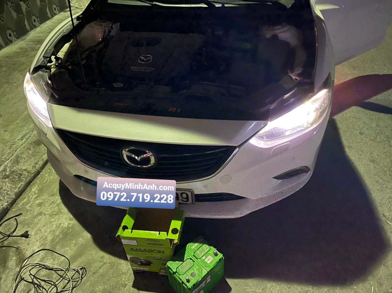 Minh Anh - Thay ắc quy xe Mazda 3 tại Tiền Hải uy tín, giá rẻ nhất Thái Bình