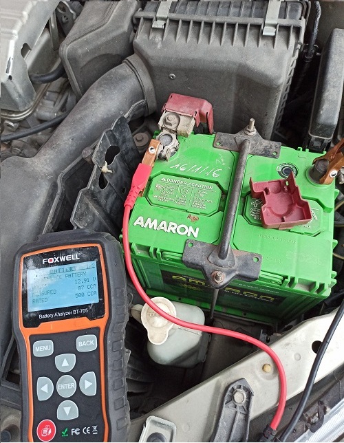 Minh Anh - Thay ắc quy Amaron cao cấp cho xe Toyota Fortuner