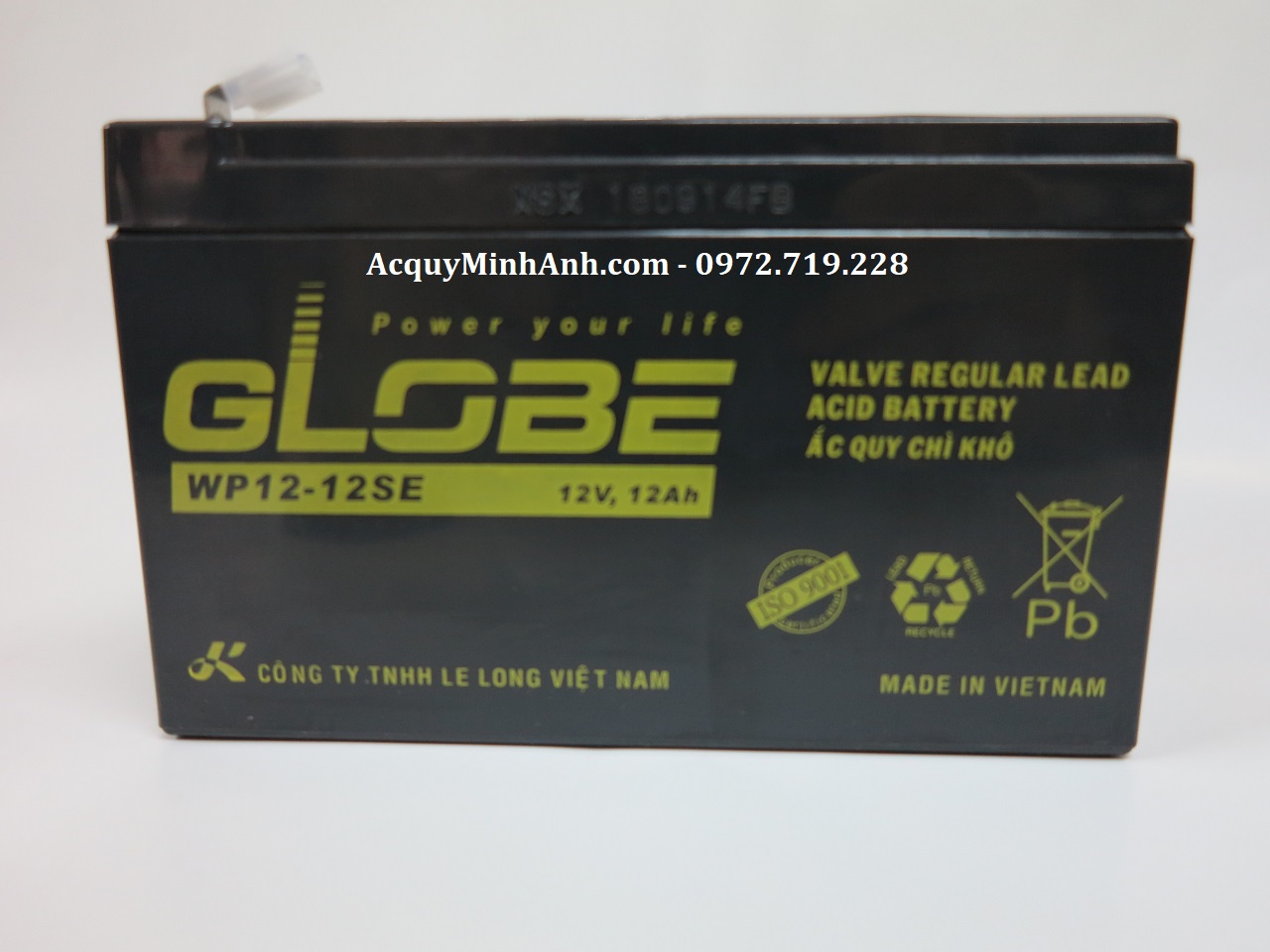 Ắc quy lưu điện GLOBE WP12-12 (12V - 12Ah)