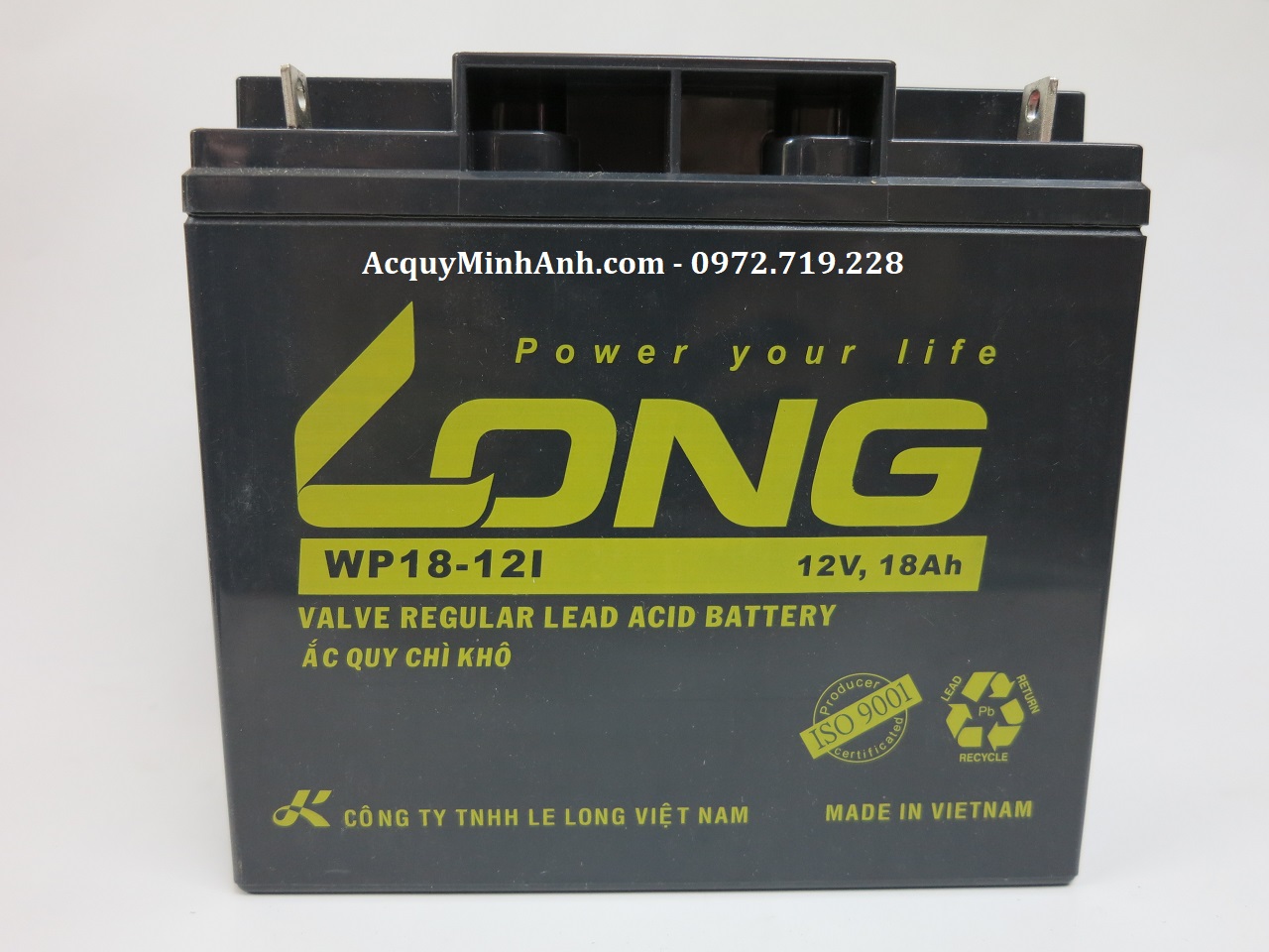 Ắc quy lưu điện LONG WP18 - 12I (12V - 18Ah)