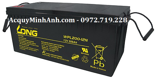 Ắc quy lưu điện LONG WPL200 - 12N (12V - 200Ah)