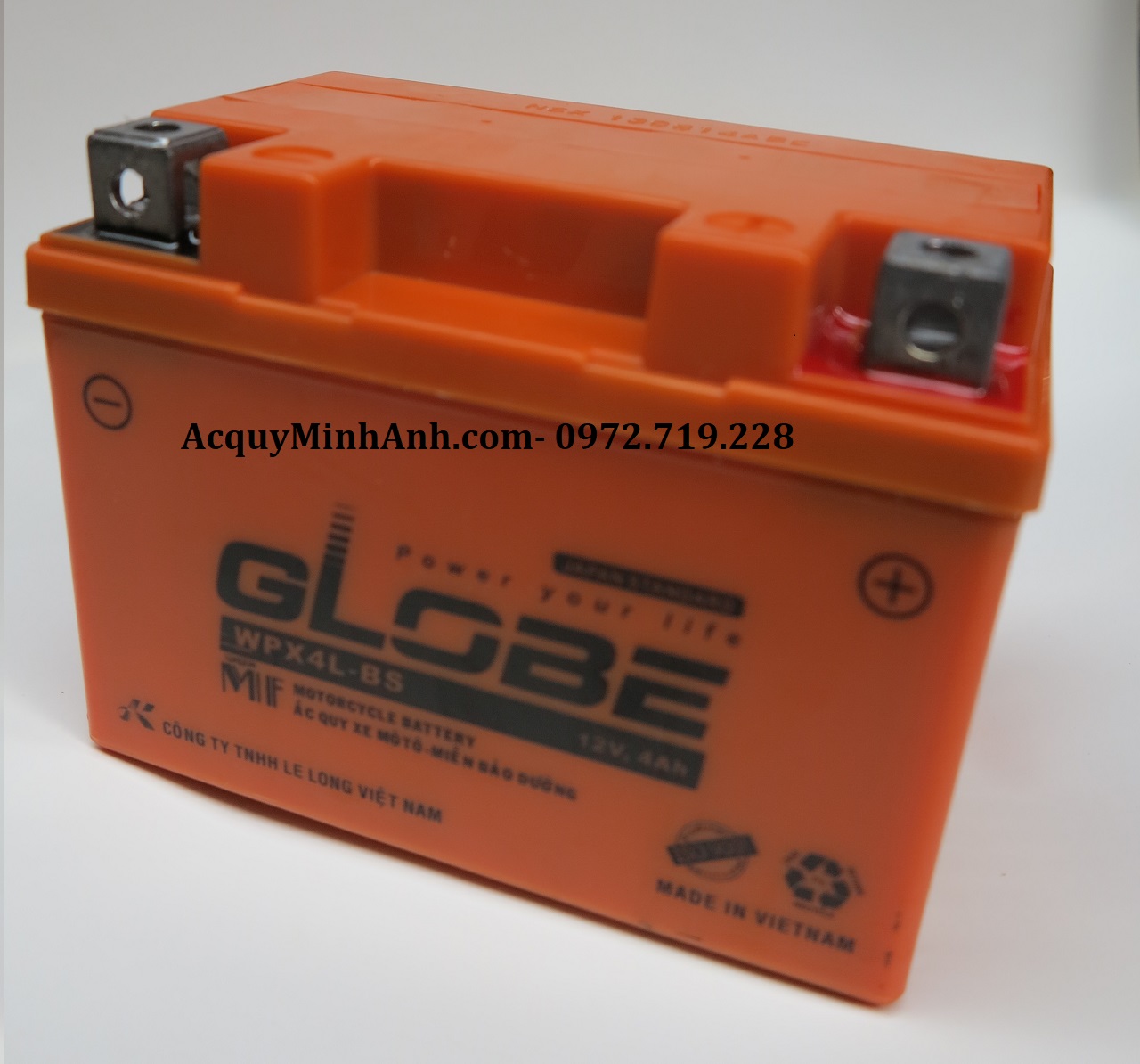 Ắc quy Xe Máy WPX4L-B 12V - 4AH