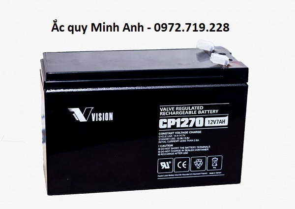 Ắc Quy Vision CP1290 12V 7AH