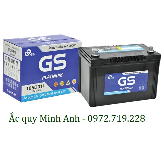 Ắc quy GS MF 105D31L (12V - 90Ah)