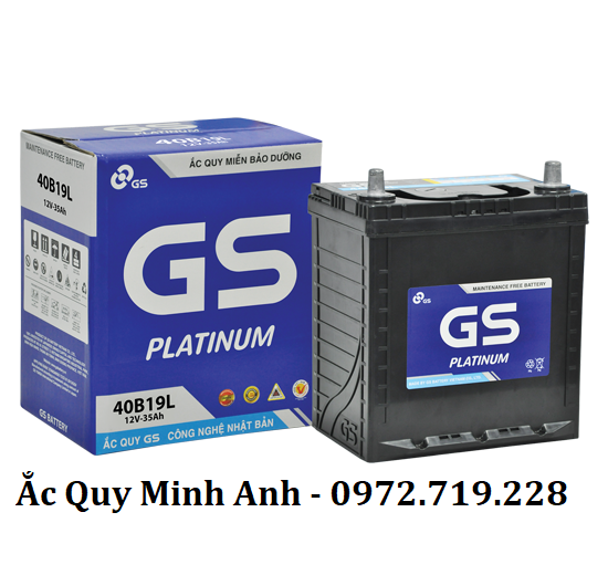 Ắc quy GS MF 40B19L (12V - 35Ah)