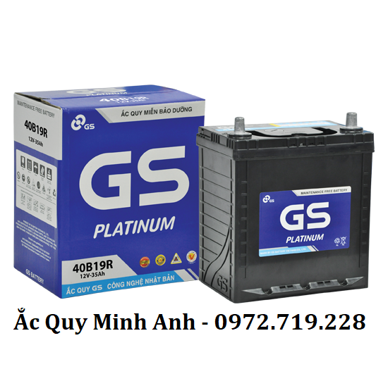 Ắc quy GS MF 40B19R (12V - 35Ah)