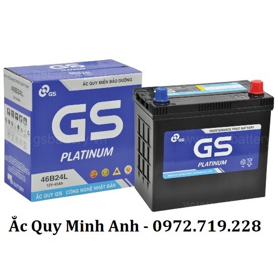Ắc quy GS MF 46B24L (12V - 45Ah)