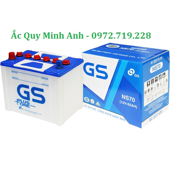 Ắc quy GS NS70 (12V - 65Ah)