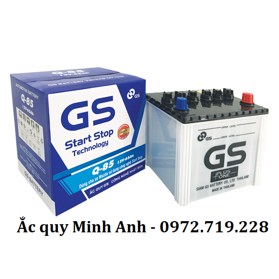 Ắc quy GS Q85 ISTOP (12V - 65Ah)