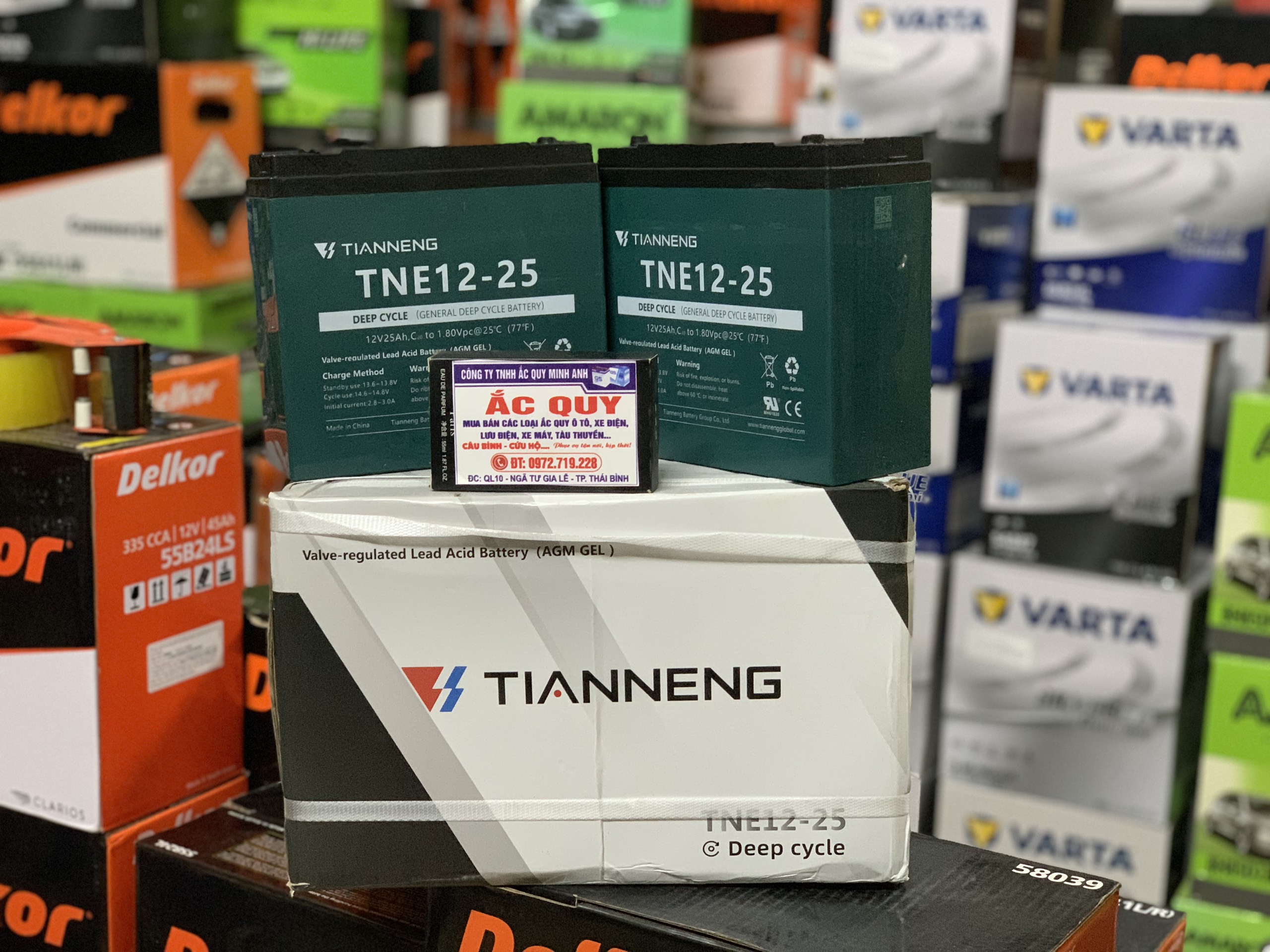 Ắc quy thiên năng chính hãng giá tốt nhất Hưng Nhân
