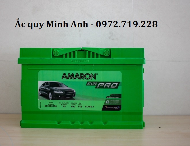 Ắc quy Amaron DIN65 thay thế cho xe Ford Transit Ắc quy Amaron DIN65 thay thế cho xe Ford Transit