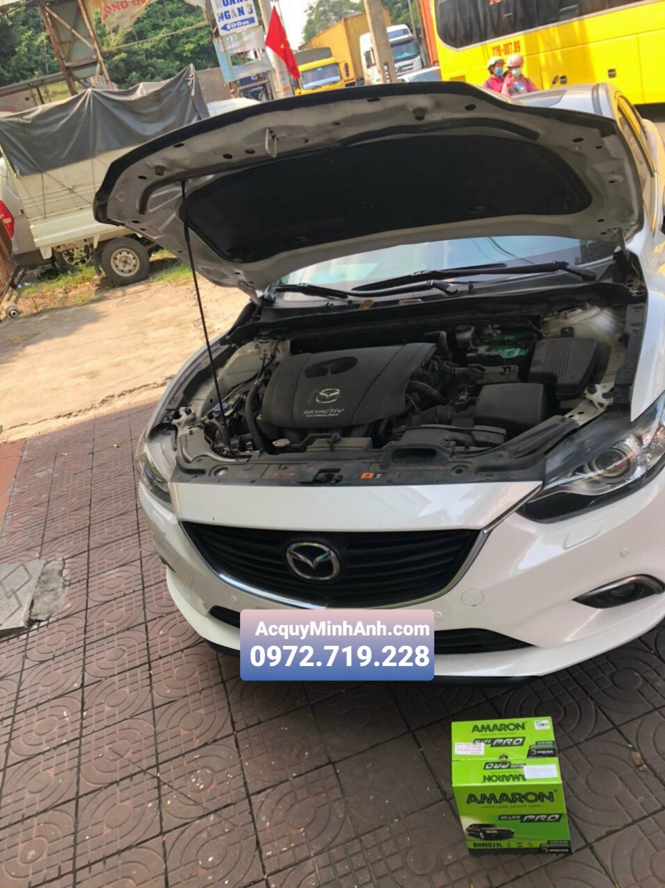 Ắc quy Amaron - sự lựa chọn tốt nhất cho ắc quy xe Mazda Ắc quy Amaron - sự lựa chọn tốt nhất cho ắc quy xe Mazda