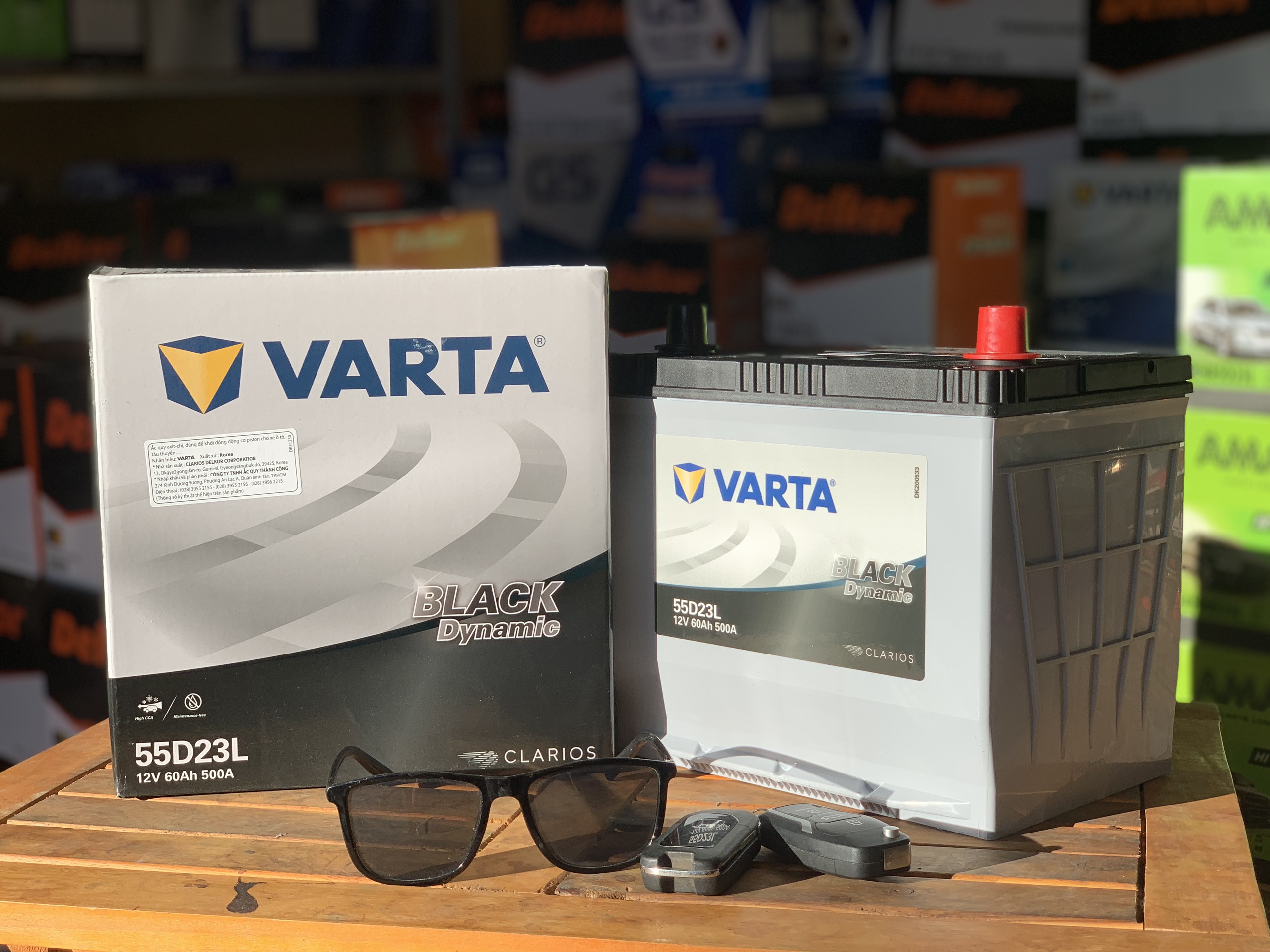 Minh Anh - Ắc quy Varta mã 55B23L(70AH) chuyên dùng cho xe KIA Carens Minh Anh - Ắc quy Varta mã 55B23L(70AH) chuyên dùng cho xe KIA Carens