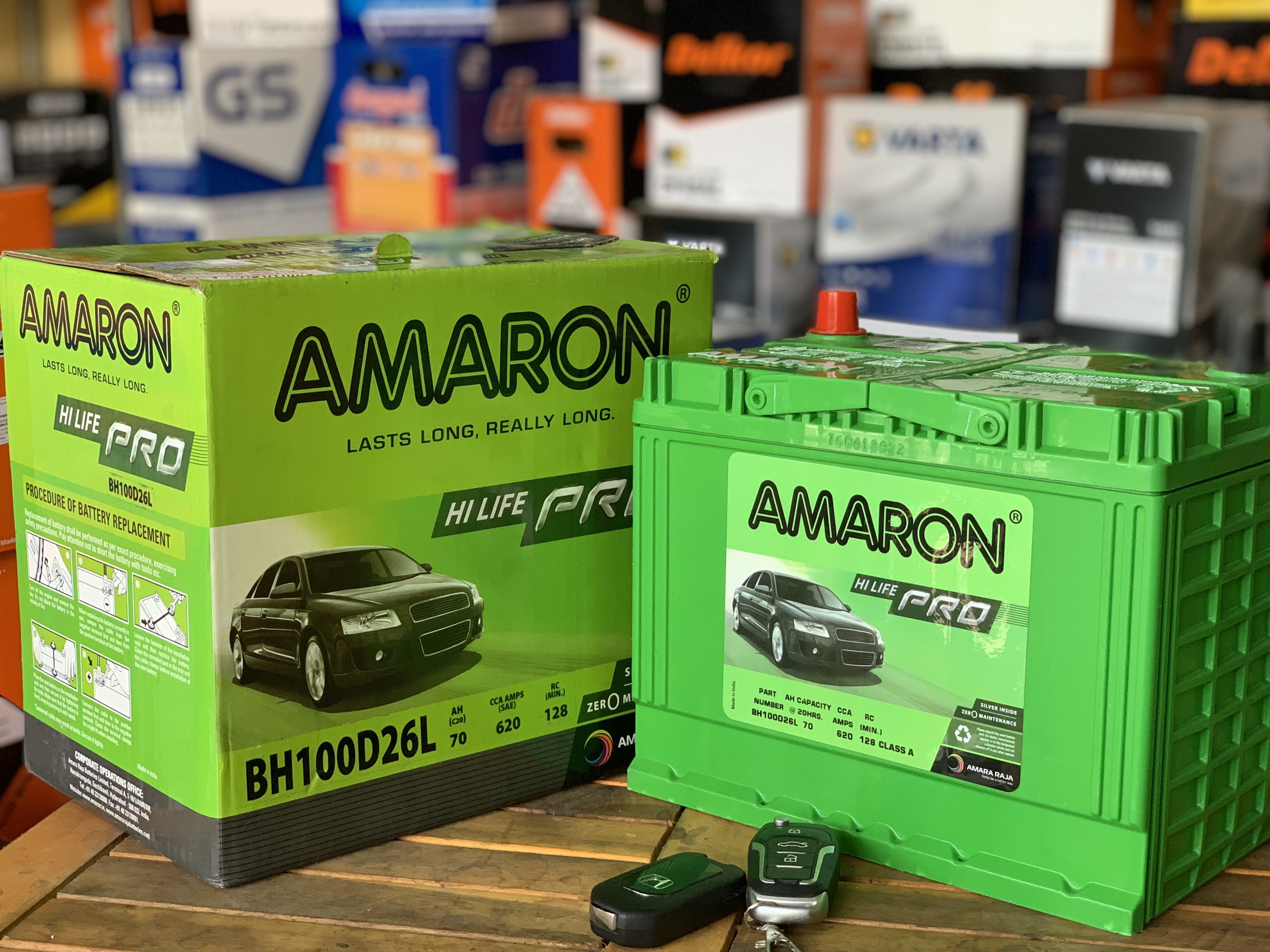 Minh Anh - Bình Amaron mã bình 100D26L tốt nhất cho xe KIA Rondo Minh Anh - Bình Amaron mã bình 100D26L tốt nhất cho xe KIA Rondo