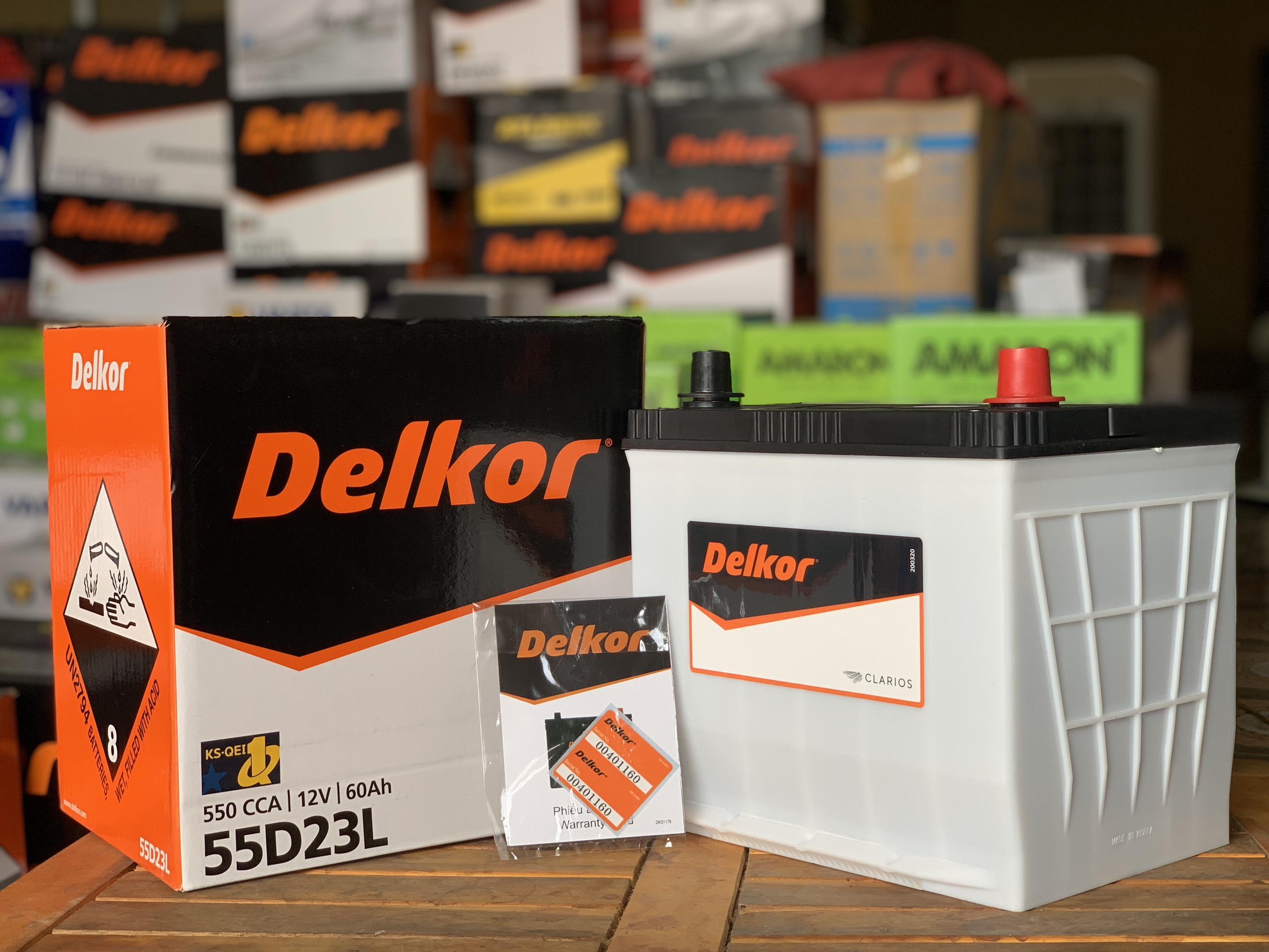 Minh Anh - Ắc quy Delkor mã 55D23L phù hợp cho xe KIA Sportage Minh Anh - Ắc quy Delkor mã 55D23L phù hợp cho xe KIA Sportage