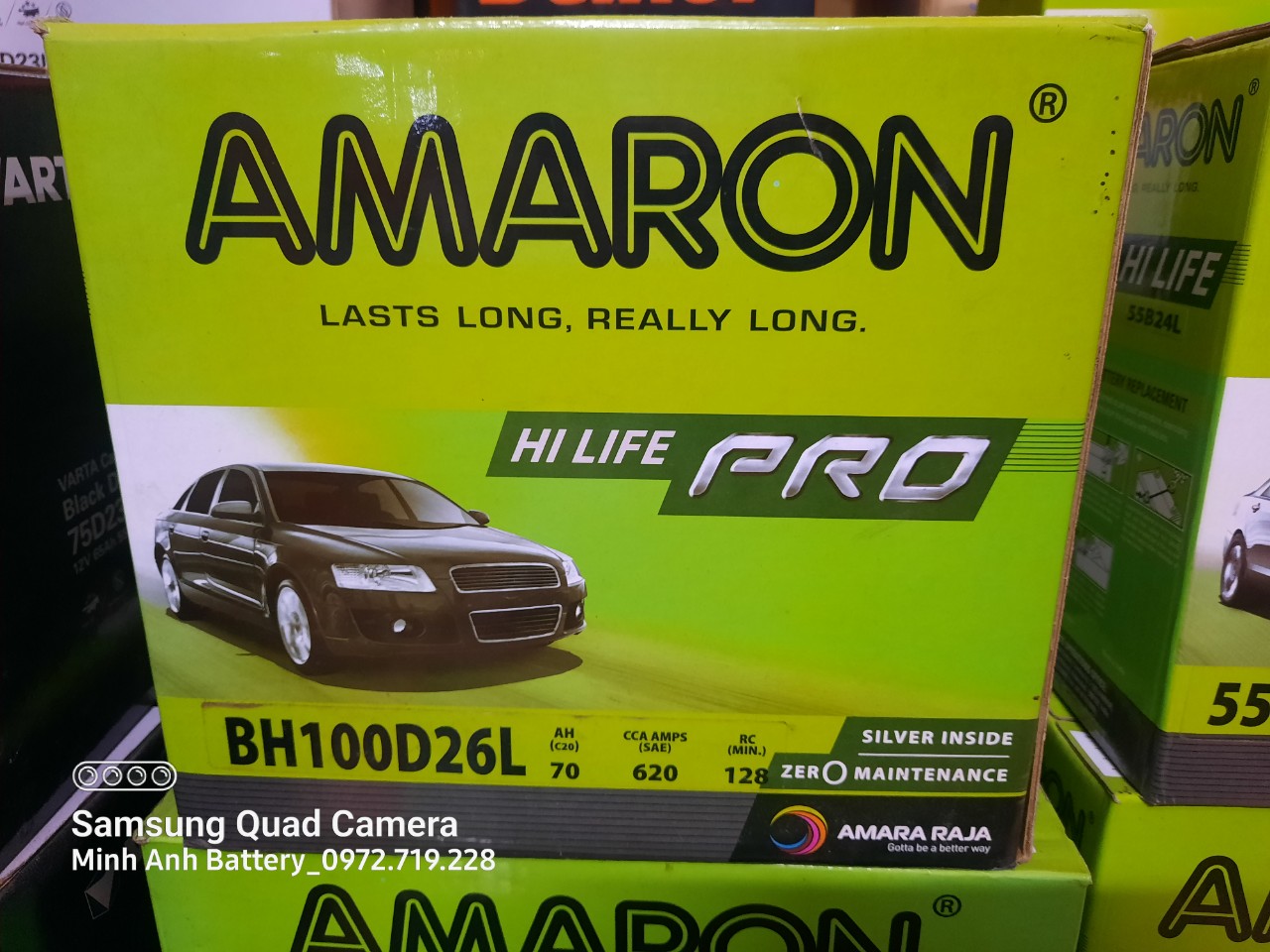 Ắc quy Amaron cao cấp cho xe Mitsubishi Triton Ắc quy Amaron cao cấp cho xe Mitsubishi Triton