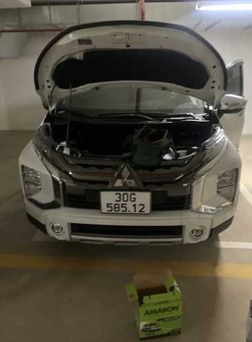 Minh Anh - thay ắc quy xe Mitshubishi Xpander tận nơi tại Thái Bình Minh Anh - thay ắc quy xe Mitshubishi Xpander tận nơi tại Thái Bình