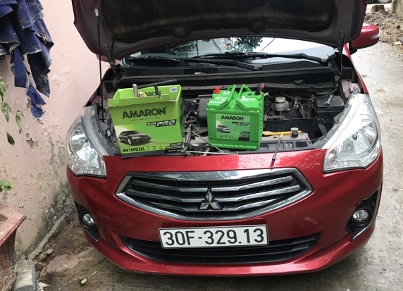 Minh Anh - Thay ắc quy xe Mitsubishi Mirage chính hãng tại Thái Bình Minh Anh - Thay ắc quy xe Mitsubishi Mirage chính hãng tại Thái Bình