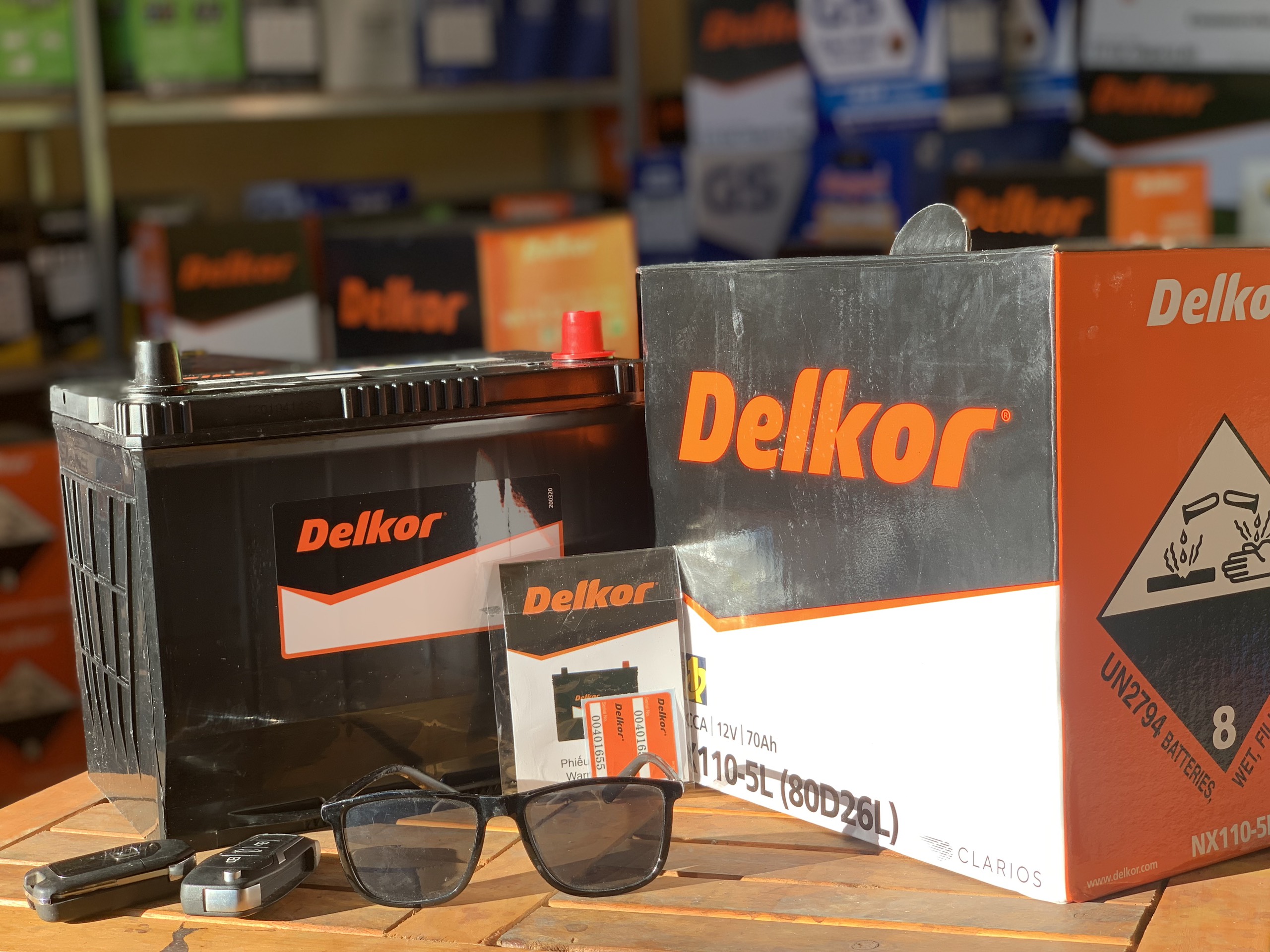 Delkor 80D26L cho xe Toyota Camry 3.0, 3.5, Camry LE Delkor 80D26L cho xe Toyota Camry 3.0, 3.5, Camry LE