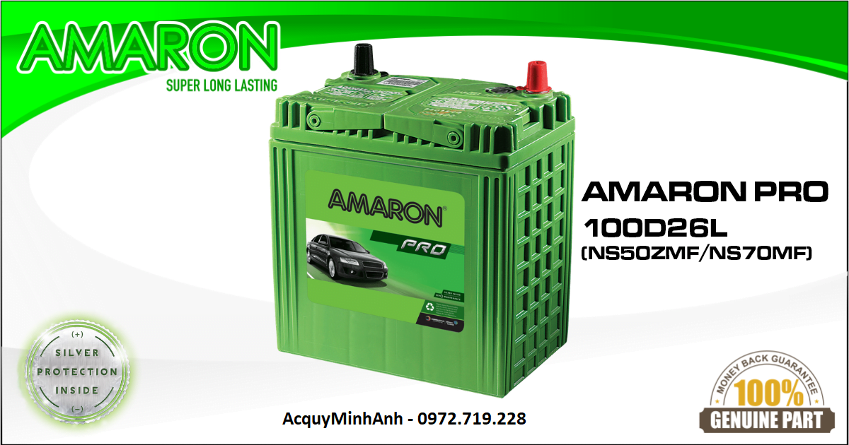Đại lý ắc quy Amaron 100D26L tại Thái Bình Đại lý ắc quy Amaron 100D26L tại Thái Bình