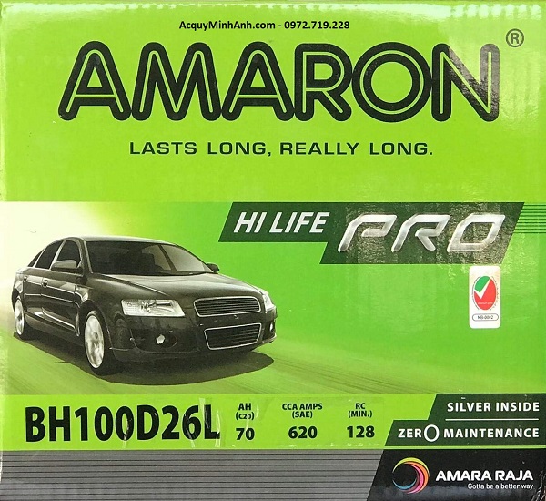 Ắc Quy Aamaron Pro 100D26L (12V - 70AH)