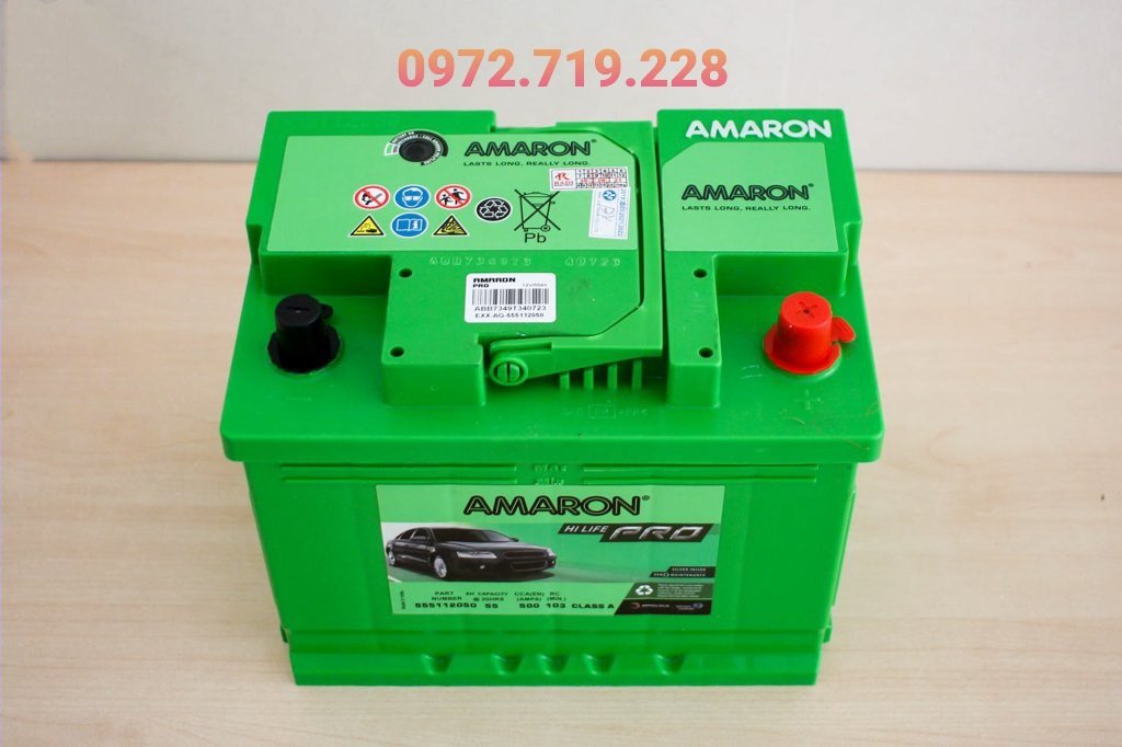 Ắc quy Amaron Din 55 (12V - 55Ah)