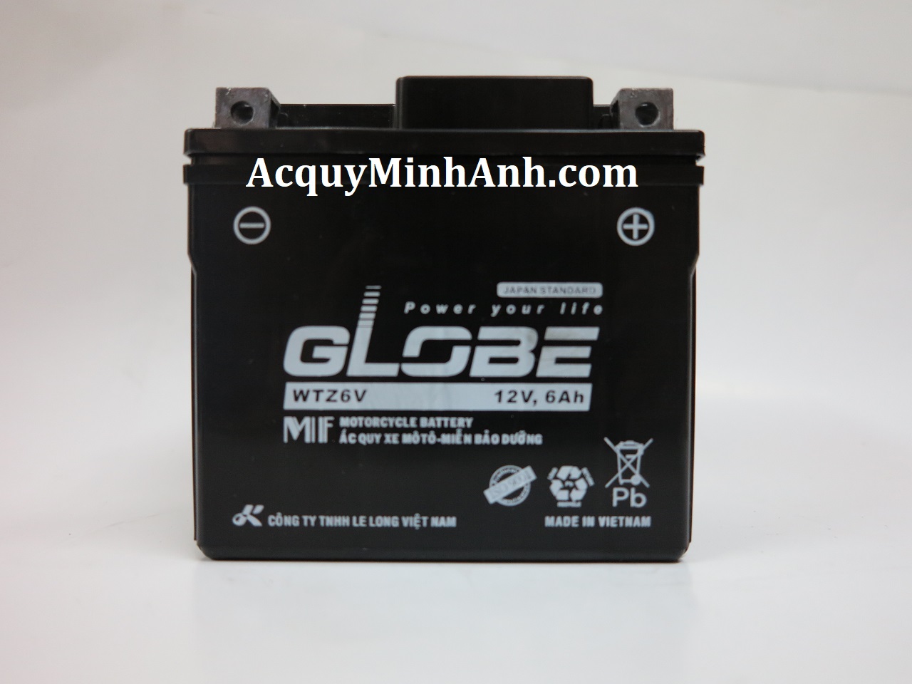 Đại lý ắc quy xe máy Globe WTZ6V tại Thái Bình Đại lý ắc quy xe máy Globe WTZ6V tại Thái Bình