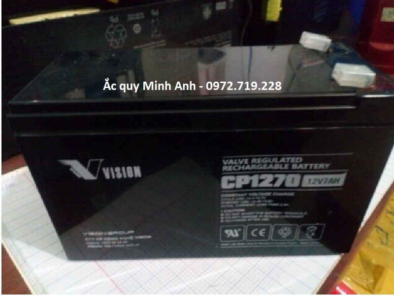 Minh Anh - đại lý ắc quy Vison CP1270 chính hãng, giá tốt tại Thái Bình Minh Anh - đại lý ắc quy Vison CP1270 chính hãng, giá tốt tại Thái Bình